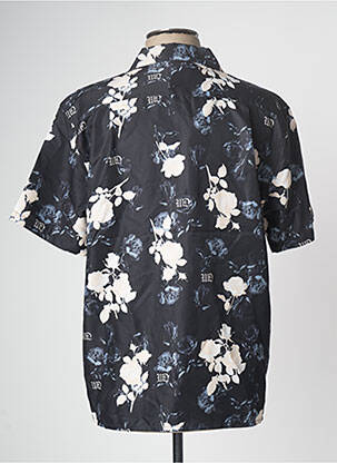 Chemise manches courtes noir WASTED PARIS homme