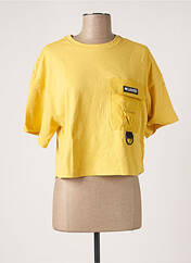 T-shirt jaune COLUMBIA pour femme seconde vue