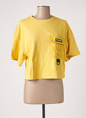 T-shirt jaune COLUMBIA pour femme
