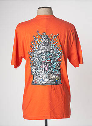 T-shirt orange WASTED PARIS homme