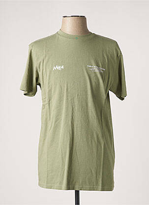 T-shirt kaki HUMAN WITH ATTITUDE homme