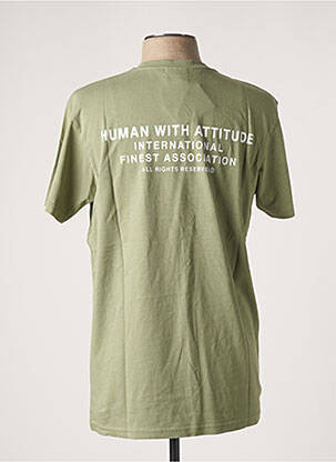 T-shirt kaki HUMAN WITH ATTITUDE homme