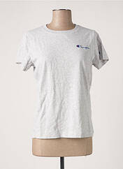 T-shirt gris CHAMPION pour femme seconde vue