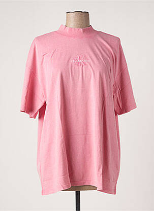 T-shirt rose CALVIN KLEIN pour femme
