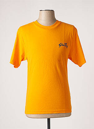 T-shirt orange STAN RAY pour homme