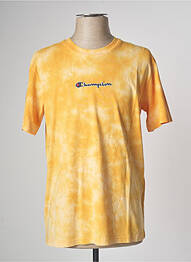 T-shirt jaune CHAMPION homme