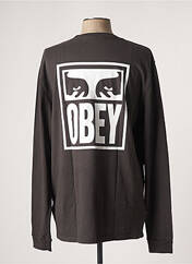 T-shirt noir OBEY pour homme seconde vue