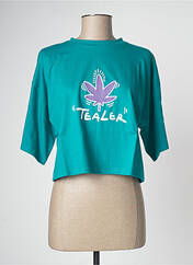 T-shirt vert TEALER pour femme seconde vue