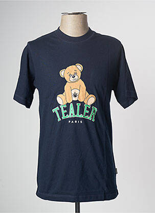 T-shirt bleu TEALER homme
