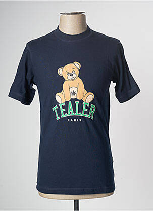T-shirt bleu TEALER homme