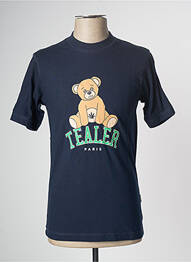 T-shirt bleu TEALER homme