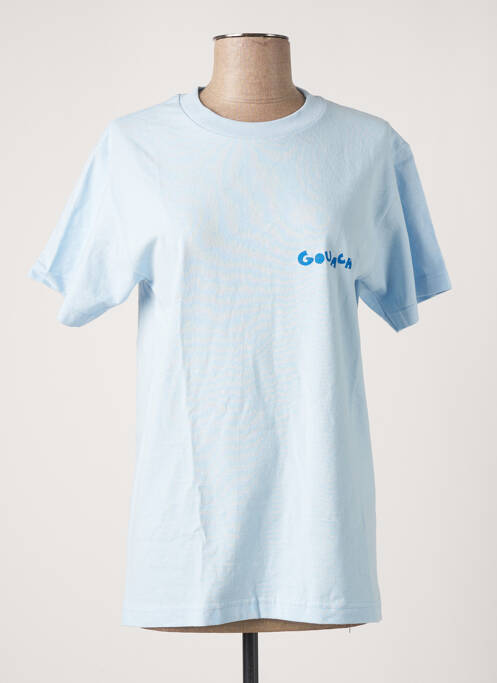T-shirt bleu GOUACHE pour femme