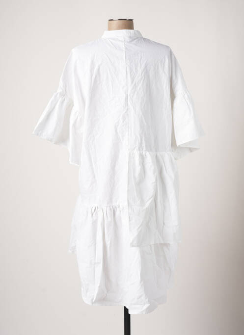 Robe courte blanc NOISY MAY pour femme