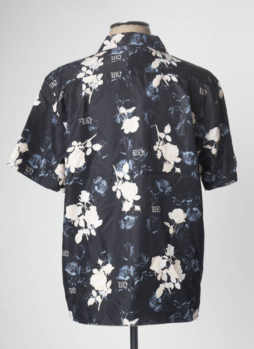 Chemise manches courtes noir WASTED PARIS homme