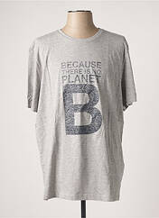 T-shirt gris ECOALF pour homme seconde vue