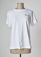 T-shirt blanc CHAMPION pour femme seconde vue