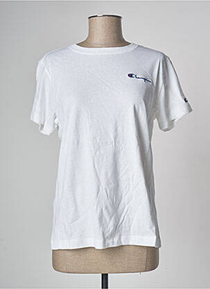 T-shirt blanc CHAMPION pour femme