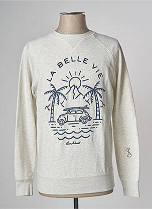 Sweat-shirt beige STEPART homme