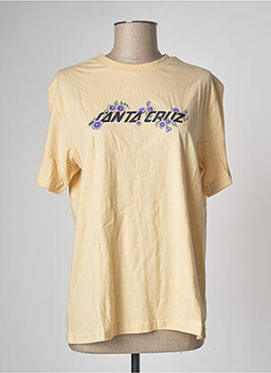 T-shirt beige SANTA CRUZ pour femme