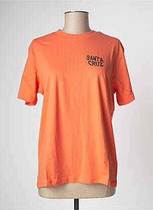 T-shirt orange SANTA CRUZ pour femme