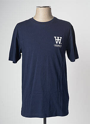 T-shirt bleu WOOD WOOD pour homme
