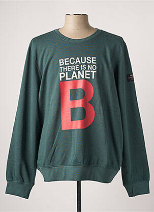 Sweat-shirt vert ECOALF pour homme
