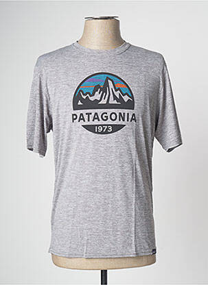 T-shirt gris PATAGONIA pour homme