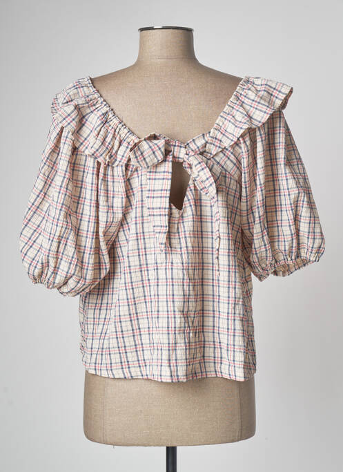 Top beige GRACE & MILA pour femme