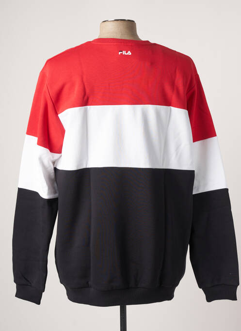Sweat-shirt rouge FILA pour homme