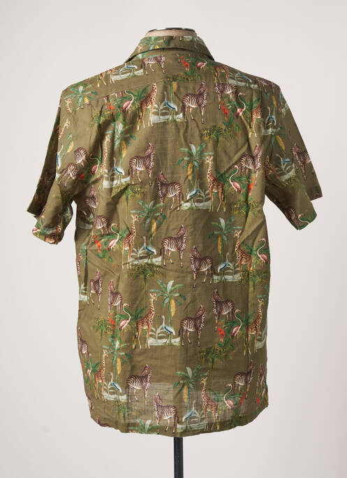 Chemise manches courtes vert EDMMOND STUDIOS pour homme