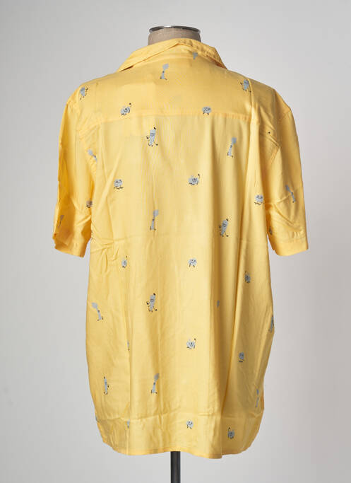 Chemise manches courtes jaune ELEMENT pour homme