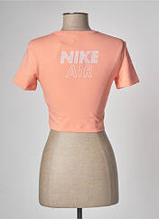 Top orange NIKE pour femme seconde vue