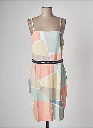 Robe courte orange OBEY femme