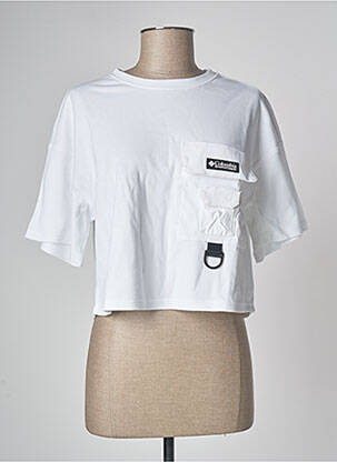 T-shirt blanc COLUMBIA pour femme
