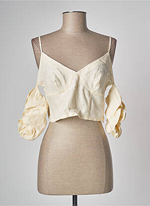 Top beige NA-KD femme