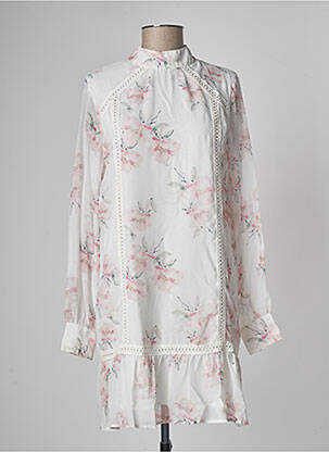 Robe courte blanc NA-KD femme