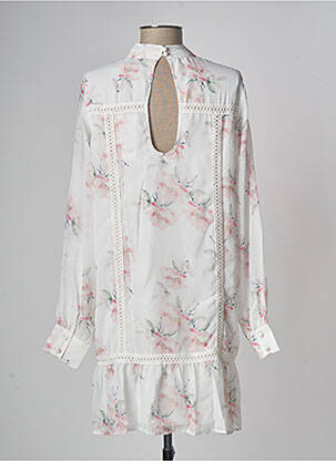 Robe courte blanc NA-KD femme