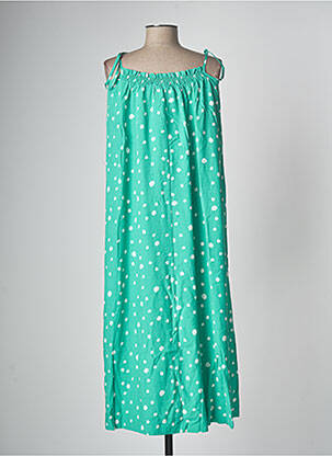 Robe mi-longue vert GRACE & MILA femme