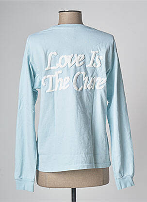 T-shirt bleu OBEY femme