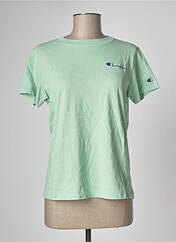T-shirt vert CHAMPION pour femme seconde vue