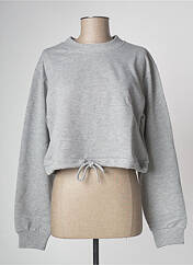 Sweat-shirt gris NA-KD pour femme seconde vue