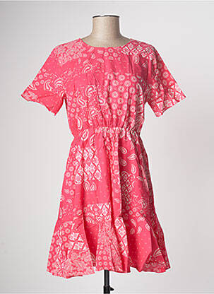 Robe courte rose GRACE & MILA femme