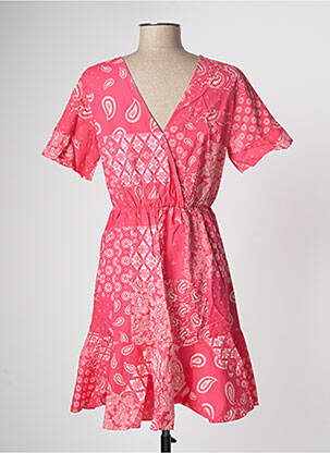 Robe courte rose GRACE & MILA femme
