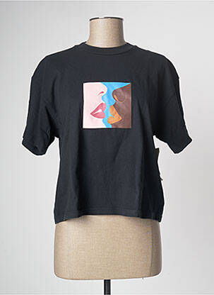 T-shirt noir OBEY femme