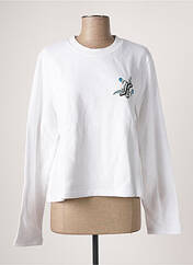 Sweat-shirt blanc SANTA CRUZ pour femme seconde vue