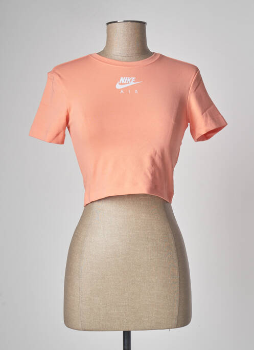 Top orange NIKE pour femme