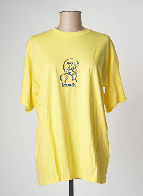 T-shirt jaune GOUACHE pour femme