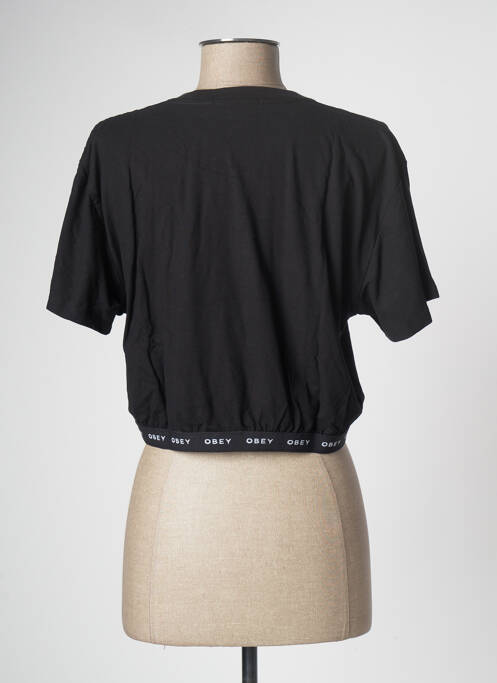 Top noir OBEY pour femme