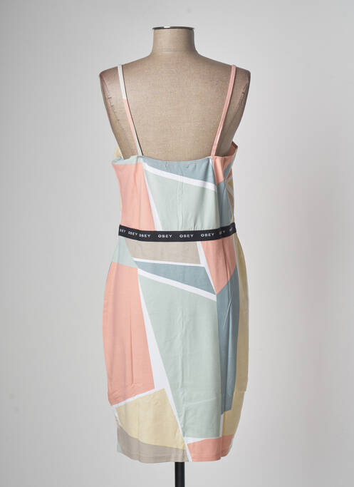 Robe courte orange OBEY pour femme