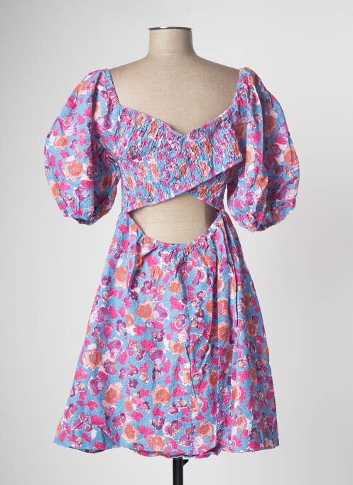 Robe courte bleu GRACE & MILA pour femme